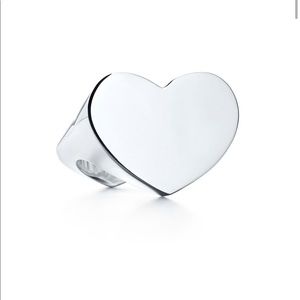 Authentic Tiffany&Co. Double Modern Heart Ring